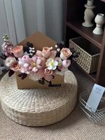 Boîte à fleurs pliable en kraft en forme d'enveloppe Evergreenwrap, boîte cadeau pour arrangement floral, boîte pour l'emballage de fleurs fraîches
