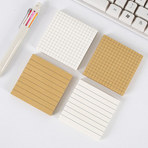 Bloc de Notas Adhesivas Personalizadas Bonvan, 2 Colores, Notas Autoadhesivas para Estudio, Trabajo y Vida Diaria, Blanco y Marrón - Product Image 2