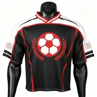 Maillot de football rétro respirant, personnalisable, coupe ample, pour match, entraînement, usage quotidien et décontracté