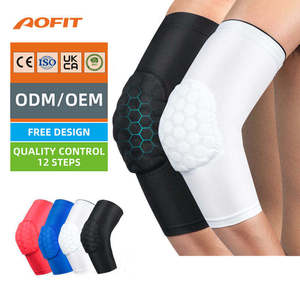 Soporte de compresión transpirable para codo tipo panal de abeja, mangas deportivas a prueba de golpes con almohadillas para el codo - Product Image 1