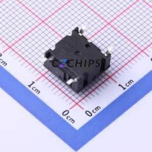 UK-B02154-G6.4 Tactile Switch SMD Switch Single Pole Single Throw Round Button Vertical Mount 10mm - Product Image 2