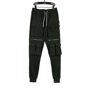 Herren 11.11 <span class=keywords><strong>Black</strong></span> <span class=keywords><strong>Friday</strong></span> Streetwear Sweat Jogger hose Multi-Pocket-Reiß verschluss hose Anti-Falten-Funktion Plus Size Winter - Product Image 2