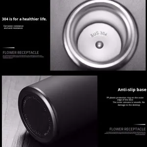 Custom Logo Insulated Smart Temperature Measurement Mug Portable High-End 304 Stainless Steel <b>Tea</b> <b>Cup</b> <b>for</b> Business Men Vacuum - Product Image 4