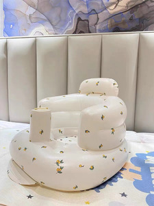 Canapé gonflable pour bébé, pouf pour enfants, chaises de bain portables, siège multifonctionnel en PVC, pratique pour s'asseoir, tabouret de bain - Product Image 6