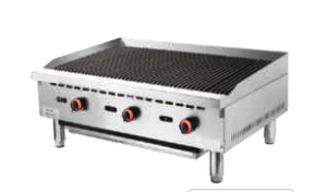 Parrilla de Gas Ruitai con Piedra Volcánica, Barbacoa Comercial a Gas LP, Cuatro Quemadores, Equipo de Barbacoa Resistente para Restaurantes - Product Image 3