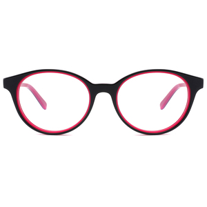 Elegante acetato gafas marcos para los niños estilo redondo aceptar gafas <span class=keywords><strong>de</strong></span> <span class=keywords><strong>sol</strong></span> lente marcos ópticos - Product Image 1