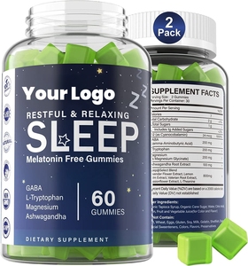 Harga grosir bantuan tidur Gummy 100% obat dan Gelatin bebas meningkatkan tidur Non GMO GABA Gummies untuk tidur - Product Image 1