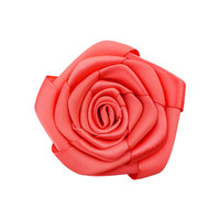 6cm 6-Coin Ruban Rose pour Enfants Cheveux Accessoire Corsage Chaussure Pet Ornement Fleur Vêtements Accessoires