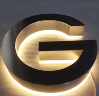 DakeSign Factory, vente en gros de panneaux lumineux personnalisés en acrylique et acier inoxydable, logo rétroéclairé par LED, étanches IP65, pour salons de beauté et enseignes commerciales