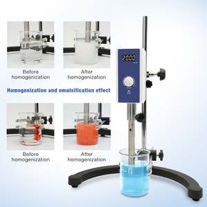 Phòng thí nghiệm cắt cao homogenizer 1200ml mỹ phẩm thực phẩm trộn kỹ thuật số máy tính để bàn khuấy - Product Image 5