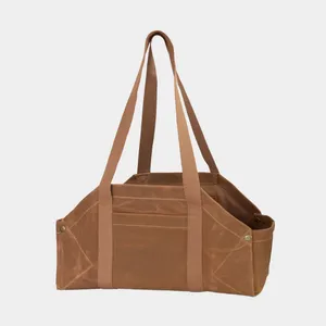 Bolsa de lona Wexed de peso pesado para uso diario, transporte de verduras, herramientas de jardín, soporte de granja, suministros, registros, logotipo personalizado - Product Image 5