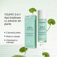 Kit complet de soins de la peau en 30 jours avec nettoyant visage à la vitamine C, peptide/niacinamide, traitement réparateur des taches, tonique exfoliant pour adultes