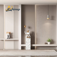Meubles de salon de style moderne avec structure résistante à l'humidité et plusieurs compartiments, adaptés à la décoration du salon