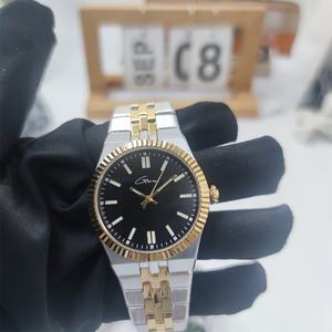 Relojes de Pulsera de Lujo para Hombre 2025, de Aleación, Luminosos, con Movimiento de Cuarzo, Resistentes al Agua, OEM, al por Mayor, Plateados y Dorados, para Negocios - Product Image 1