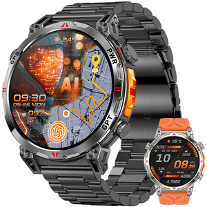 Smartwatch <span class=keywords><strong>GPS</strong></span> con Funzione di Chiamata, Assistente Vocale, Monitoraggio Sportivo, Display AMOLED in Silicone, Impermeabile 3 ATM, Orologio Fitness Intelligente - Product Image 1