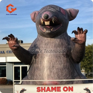 Modèle de <span class=keywords><strong>rat</strong></span> gonflable géant de souris gonflable de dessin animé pour la décoration publicitaire - Product Image 6