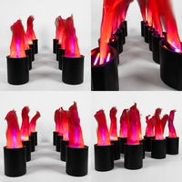 Lampe LED à flamme artificielle pour spectacles sur scène, fêtes de feu de camp, lumière de flamme électronique, simulation de foyer