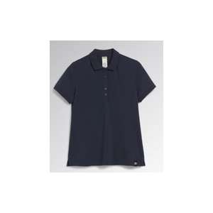 DIADORA UTILITY-702,177674-60062/M Polo clásico azul marino de manga corta para mujer en piqué de algodón orgánico elástico - Product Image 1