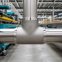 Raccord en T sanitaire égal en acier inoxydable 304, qualité alimentaire, poli Ra 0,8 µm, certifié 3A, à trois colliers de serrage ISO 2037, pour vente en gros