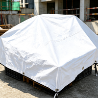 Bâche en PE pliable et robuste, anti-UV, pour la protection des marchandises des camions et des stocks agricoles