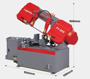 Neues Design Edelstahl-Rohrs chneide maschine mit Bands äge