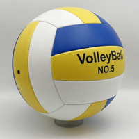 Ballon de volley-ball de plage taille 5 avec logo personnalisé, en cuir PU souple, pour matchs en extérieur sur sable, vente en gros