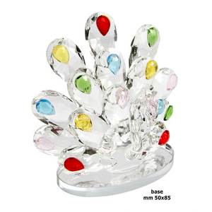 PAPAGALLA IN VETRO Elegante Decorazione in Cristallo e Acchiappasole Senza Confezione - Product Image 2