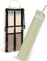 Échantillon gratuit Sac de baguettes en cuir PU personnalisé Étui pour instrument pour batteur avec support confortable Cadeau pour musiciens