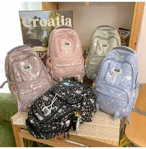 Пользовательский логотип книга Розовый школьный рюкзак школьные сумки для девочек 15 лет