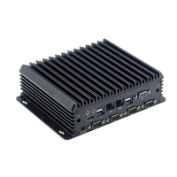Mini PC Industrial sin Ventilador con CPU Intel J1900, Servidor de Escritorio Integrado de Fábrica, Compatible con Win10/Linux, en Stock