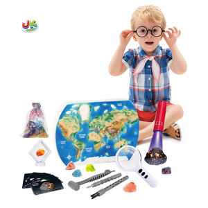 Jacko Toys Ensemble de cartes du monde archéologique, outils d'excavation en plastique, exploration scientifique éducative, certifié sécurité, boîte colorée - Product Image 6