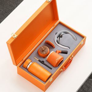 Regalos Promocionales IStapromo, Juego de Regalos Corporativos de Lujo Personalizados para Clientes, Cuaderno, Taza de Té de Cerámica, Aparato para la Columna Cervical - Product Image 3
