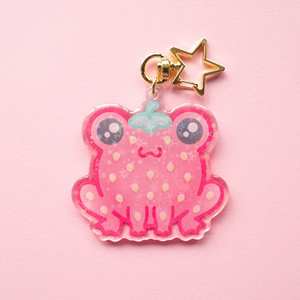 كيرينغ من البلاستيك الشفاف ثلاثي الألوغرام بريق إيبوكسي تصميم مخصص شعار ساحر كيرينغ تشيان - Product Image 6