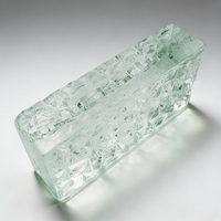 Dekorativer Klarglasblock für Fenster Industrieller Massiver Dekorativer Glasziegel