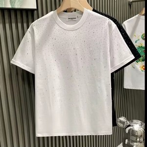 MASS GARMENT Fashion Streetwear Men's Regular Fit <strong>Sparkly</strong> Glitter <strong>T</strong> <strong>Shirt</strong> Sparkle Bling Rhinestones Men <strong>t</strong> <strong>Shirt</strong> - Product Image 2