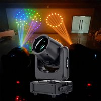 Mini projecteur laser à faisceau 230W 7R, lumière de scène LED pour DJ, discothèque, hôtel, DMX512, 16 canaux, 48 prismes et effet arc-en-ciel