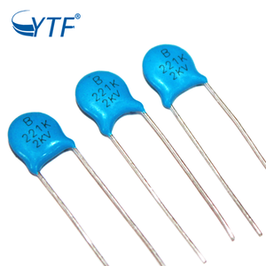Condensador cerámico de disco de alto voltaje 221K 2kv con certificado Rosh 102 101K 104 <span class=keywords><strong>223</strong></span> 222K 2kv - Product Image 2