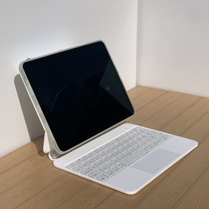 Ốp lưng chống sốc bằng polycarbonate cho iPad 10.9 inch (thế hệ thứ 10) kèm bàn phím không dây <span class=keywords><strong>Bluetooth</strong></span> có đèn nền RGB kiểu kéo, mới - Product Image 1