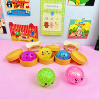 Jouets Squishy Promotionnels en TPR en Gros, Mignons Visages Souriants, Bao Bun Scintillant, Jouet Anti-Stress Doux à Remontée Lente, Cadeaux de Bienvenue