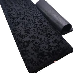2023 soie velours africain dentelle tissu français coudre robe mariée dentelle tissu pour mariage/fête - Product Image 1
