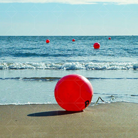 Bouée de taille personnalisée bouées de natation gonflables flottantes pour marque de course installations gonflables d'amusement aquatique