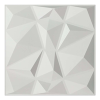 Panneaux muraux modernes en PVC 3D rétroéclairés par LED, imperméables, pour la décoration intérieure/extérieure des chambres et des centres commerciaux, autocollants