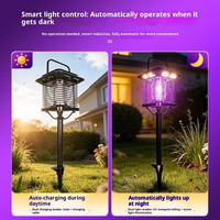 Lampe anti-moustiques solaire, tue-insectes |   Piège à moustiques électrique d'extérieur pour la maison et le jardin