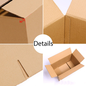 In nhỏ màu nâu kraft sóng carton bưu kiện Bao bì hộp Desgin gửi thư hộp vận chuyển công cụ bao bì hộp giấy - Product Image 1