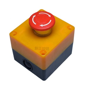Hộp nút dừng khẩn cấp y090stop cảnh báo Vòng bắt đầu-dừng Hộp chuyển đổi Hộp nút la38 - Product Image 3