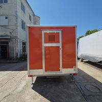 Remorque commerciale mobile avec cuisine complète, chariot alimentaire, camion de crème glacée mobile
