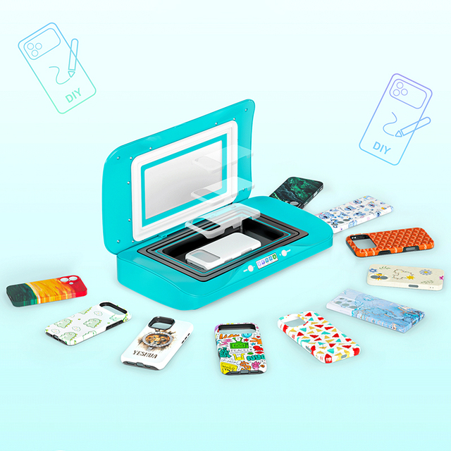 Hot Selling 3D Phone Case Heat Transfer Printing Machine New Condition Flatbed Printer for Sublimation Mobile Phone Case