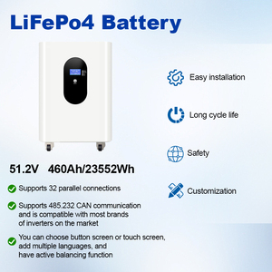 Pin năng lượng mặt trời 51.2V 460ah có thể xếp chồng lên nhau có thể giao tiếp cổng 5000 + chu kỳ sâu cho Hệ thống lưu trữ năng lượng gia đình - Product Image 3