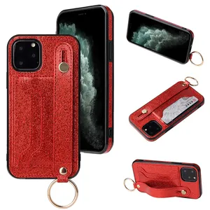 IVANHOE Glitter Bling Case per iPhone 12 7 8 6 6S Plus 5S 11 Pro Max Funda custodia Flip Book in pelle per iPhone X XR XS Max Cover