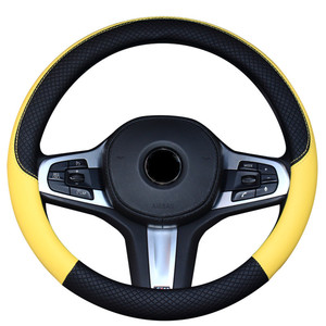 Conjunto <span class=keywords><strong>de</strong></span> <span class=keywords><strong>volante</strong></span> <span class=keywords><strong>de</strong></span> <span class=keywords><strong>coche</strong></span>, accesorios <span class=keywords><strong>de</strong></span> interior GM <span class=keywords><strong>para</strong></span> las cuatro estaciones, suministros decorativos, <span class=keywords><strong>Funda</strong></span> <span class=keywords><strong>de</strong></span> <span class=keywords><strong>cuero</strong></span> cruzada - Product Image 2